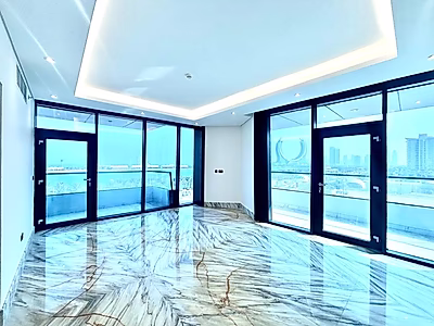 ملاذ فاخر بغرفتي نوم في منطقة المارينا