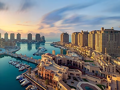 أرض بحرية واسعة في موقع مميز | اللؤلؤة، قطر