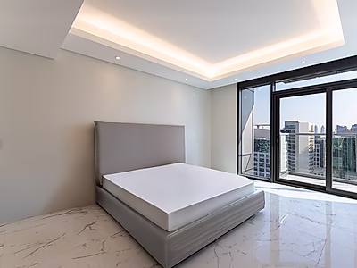 شهر مجاني | شقة غرفتين جديدة بالكامل في طابق مرتفع | المارينا