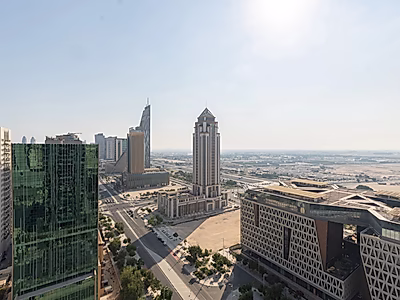 شهر مجاني | شقة غرفتين جديدة بالكامل في طابق مرتفع | المارينا