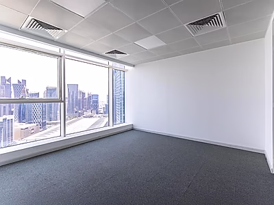 Premium 200 SQM Fully Fitted Office – Sea & City Views – West Bay