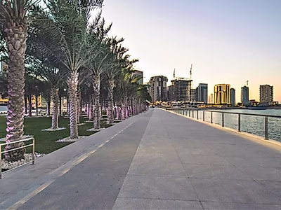 شقة أنيقة بغرفة نوم واحدة | المنطقة البحرية