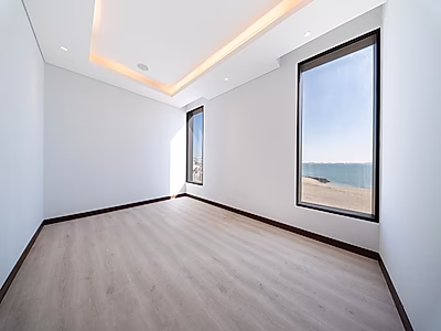 فيلا راقية مع شاطئ خاص في جزيرة اللؤلؤة