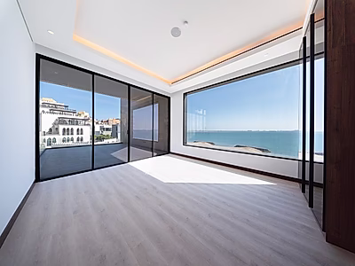 فيلا راقية مع شاطئ خاص في جزيرة اللؤلؤة