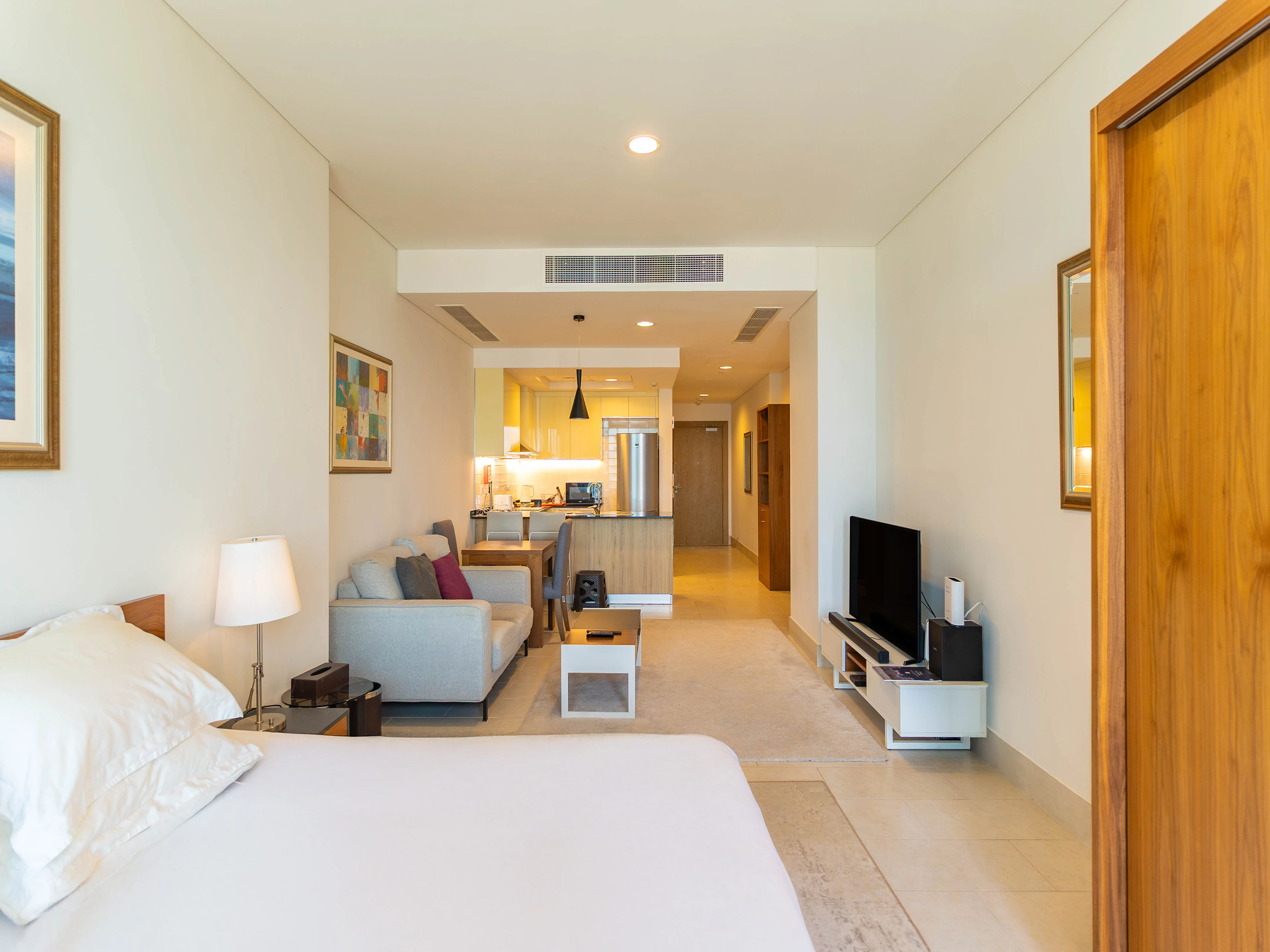 شقة استوديو رائعة في اللؤلؤة مع جميع الفواتير مشمولة