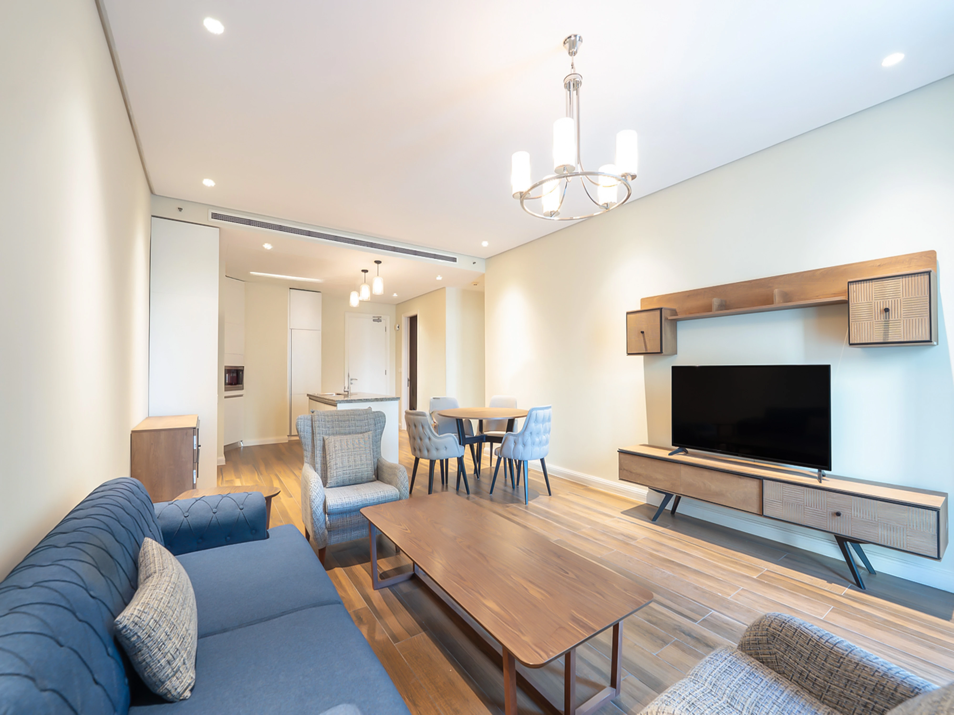 شقة+مكتب في اللؤلؤة | جاهزة مع أقساط | تراس واسع