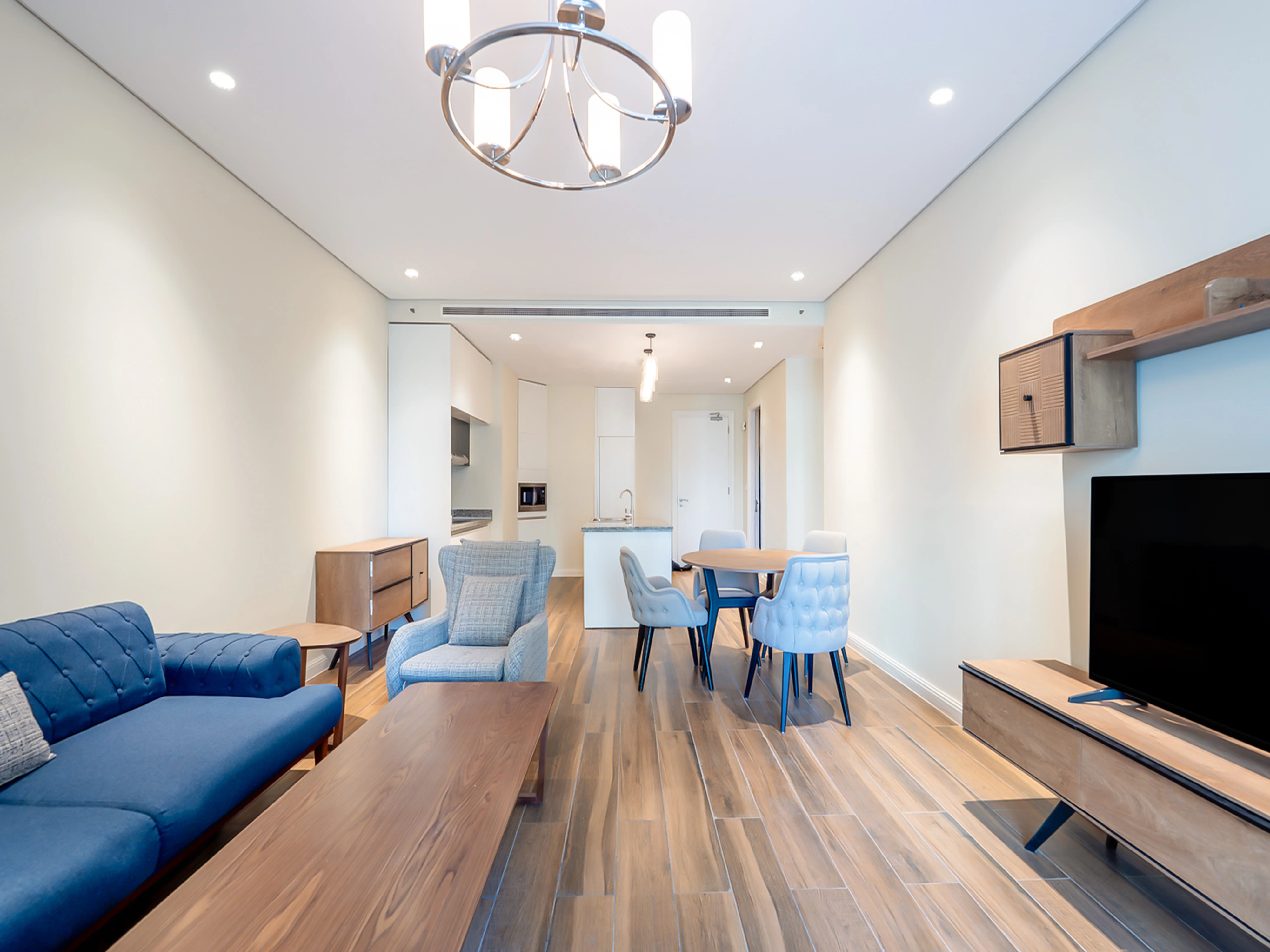 شقة+مكتب في اللؤلؤة | جاهزة مع أقساط | تراس واسع