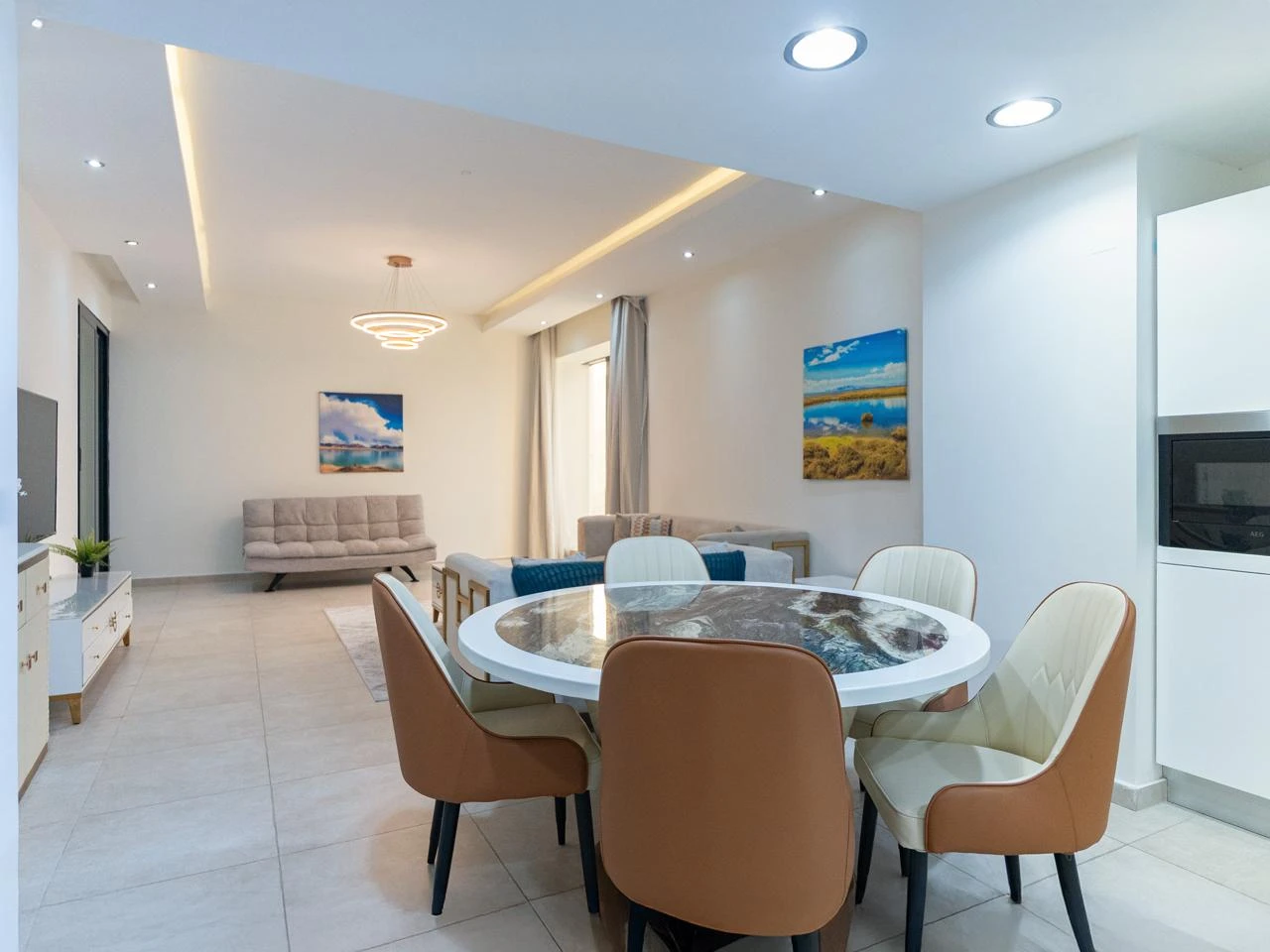 شقة غرفة وصالة بإطلالة مميزة على فاندوم مول في قلب لوسيل