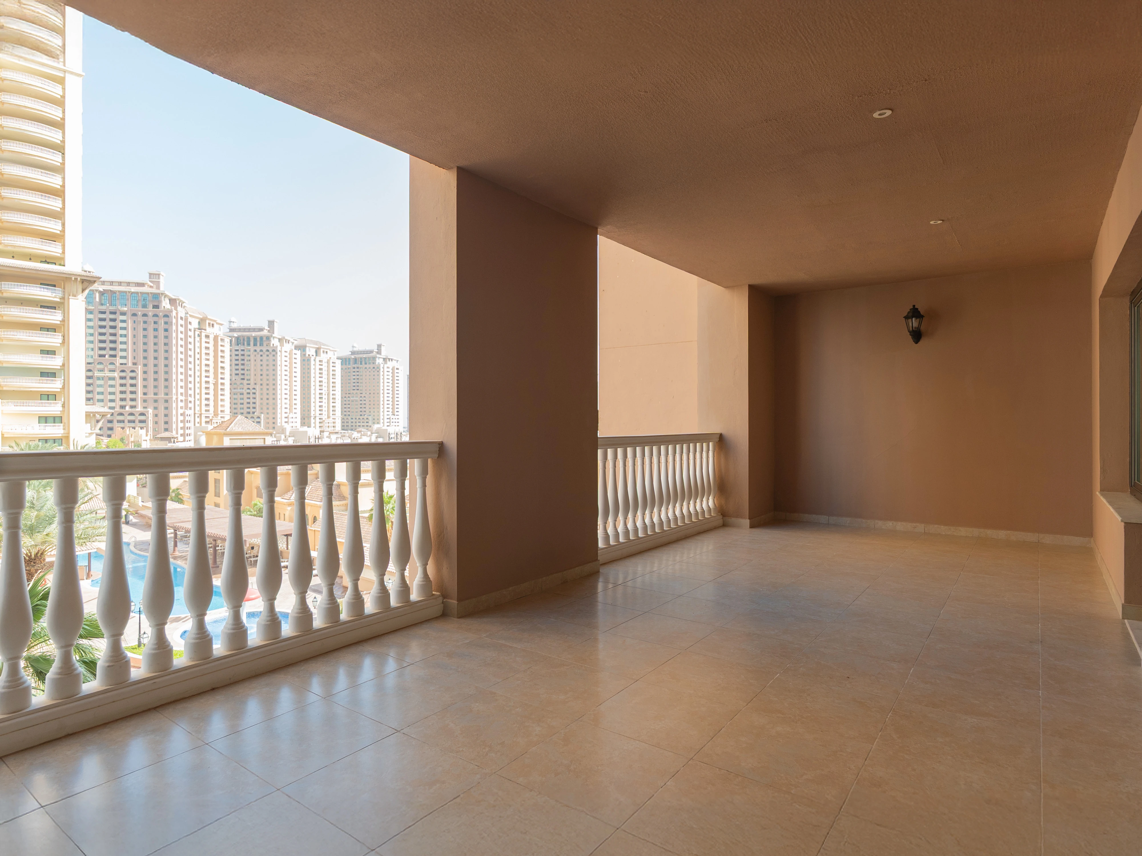 2BR Prime Tower | Huge Balcony | Porto Arabia - Photo 13