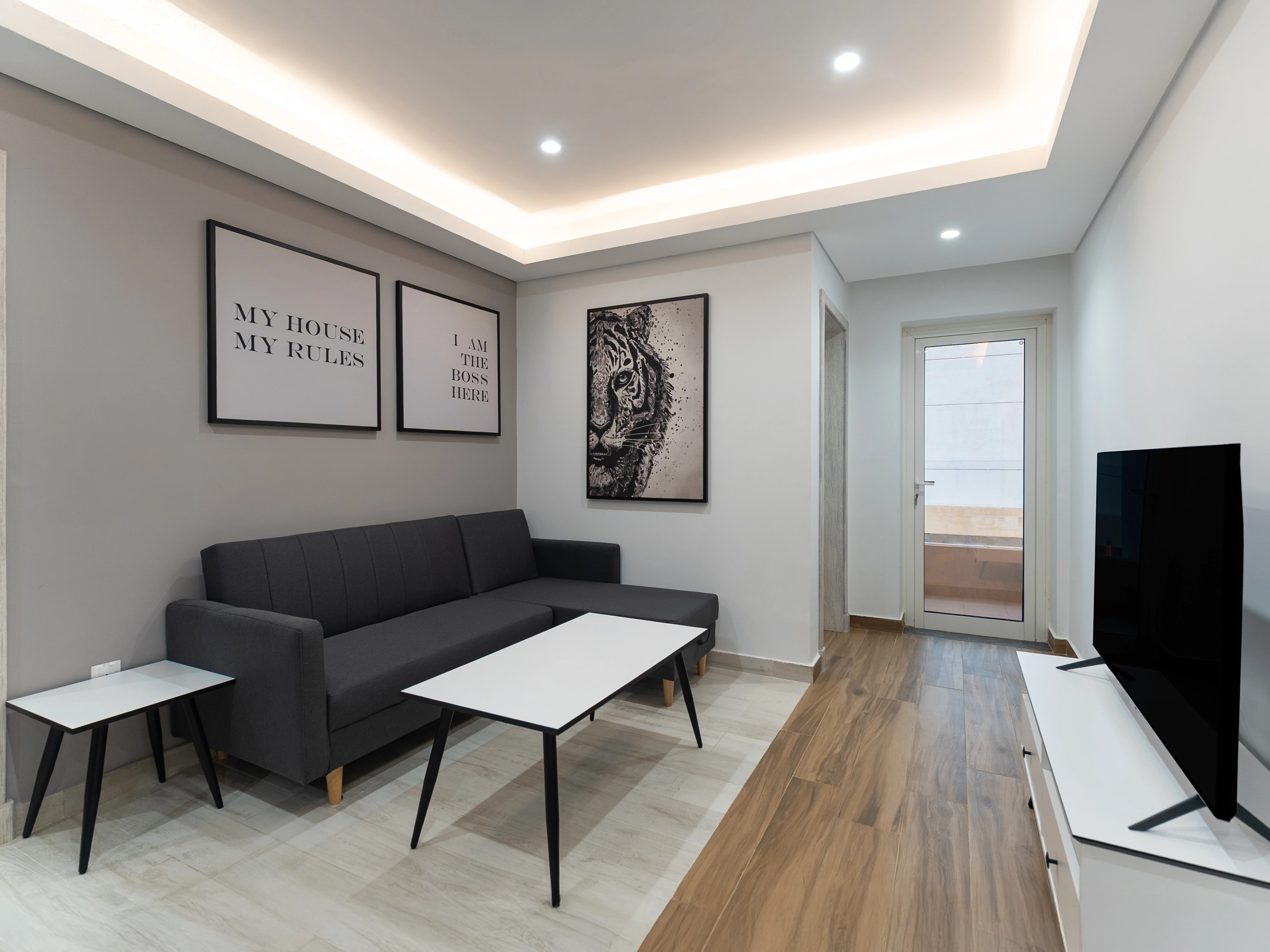 الفواتير مشمولة | شقة جديدة بالكامل مفروشة بغرفة نوم واحدة في لوسيل الركية