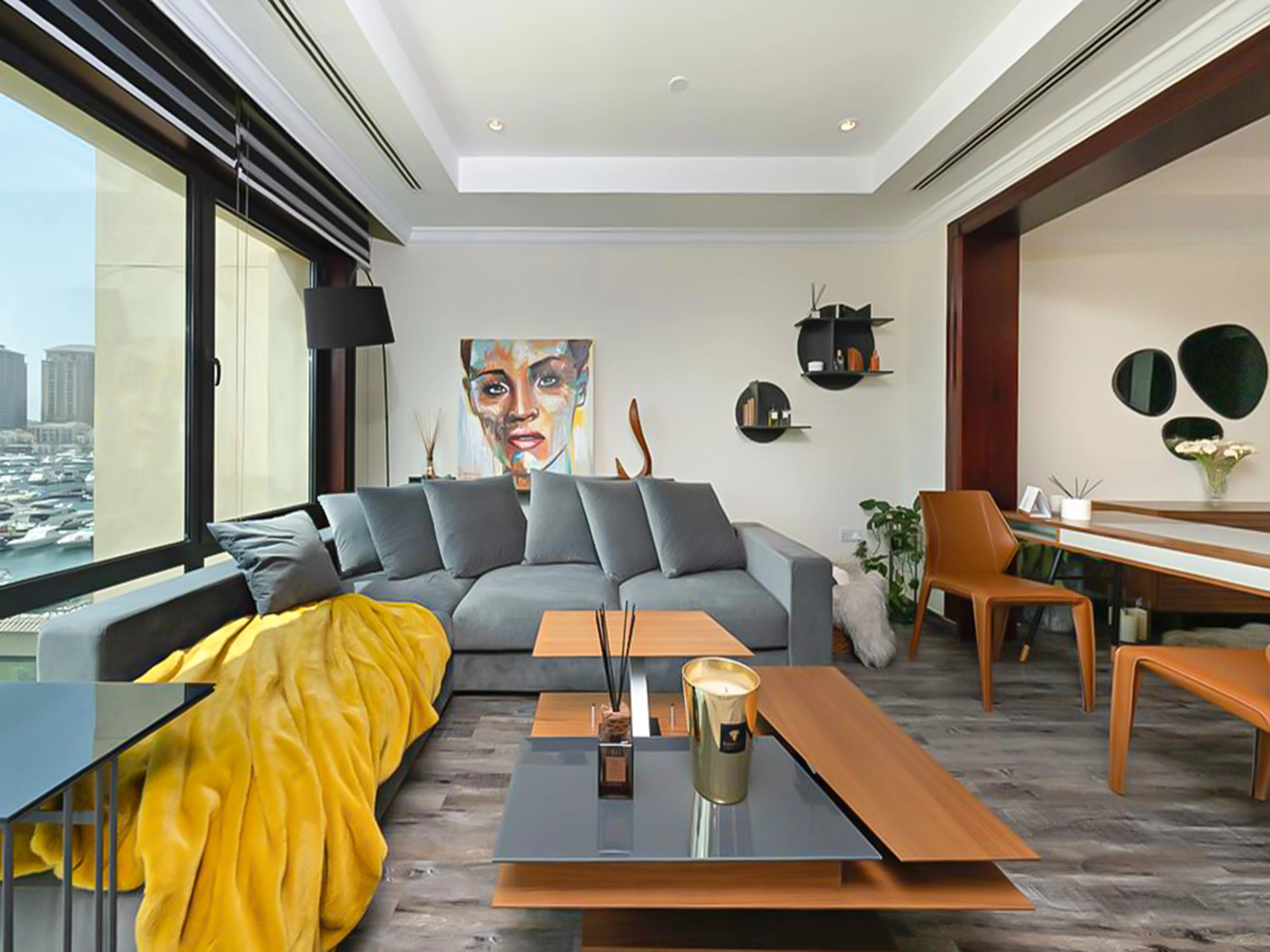 تاون هاوس أنيق بغرفة نوم واحدة مع إطلالة على المارينا في بورتو أرابيا