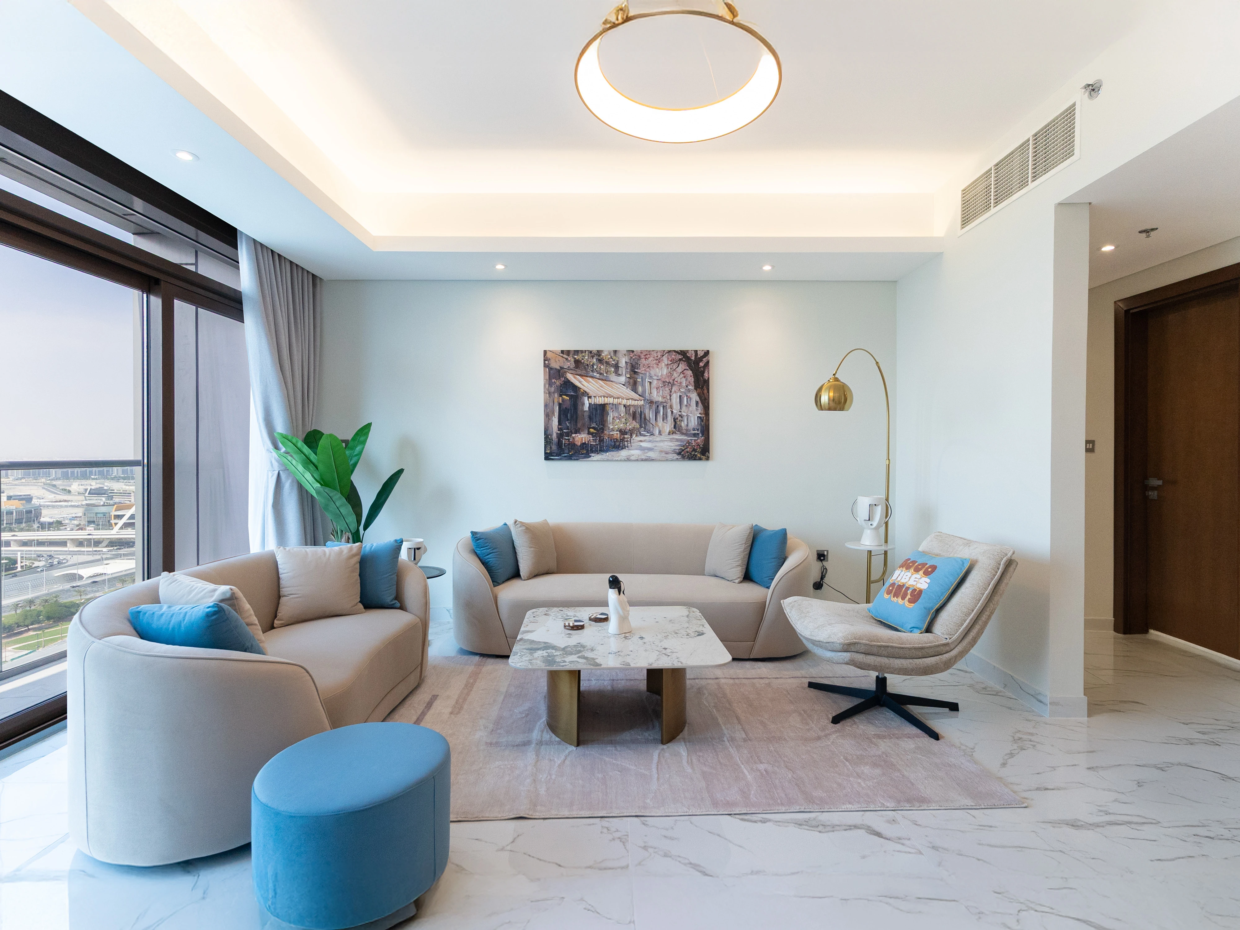 شقة فاخرة بغرفتي نوم في منطقة المارينا