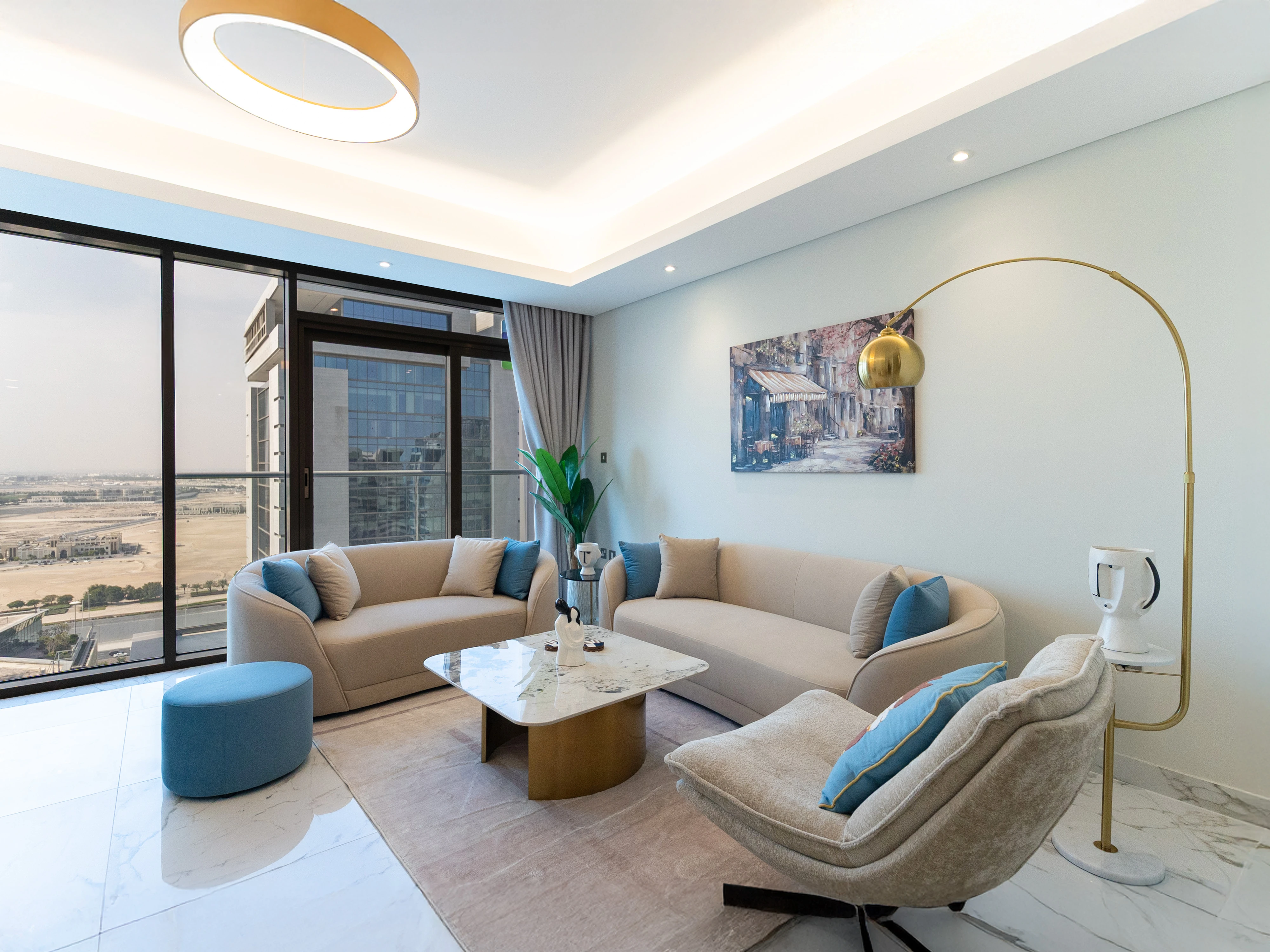 شقة فاخرة بغرفتي نوم في منطقة المارينا