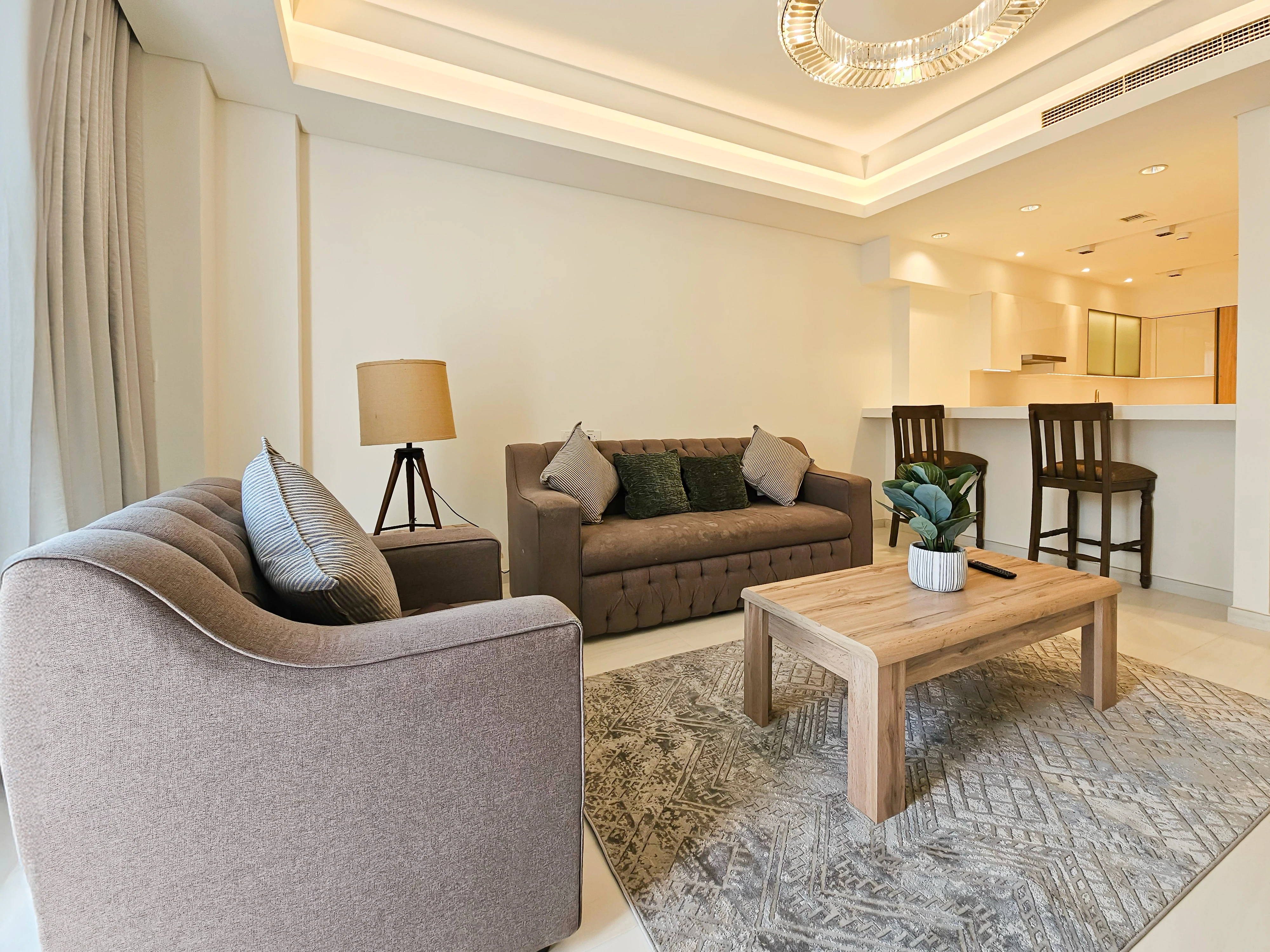 شقة أنيقة بغرفة نوم واحدة | رفاهيات جزيرة جوان