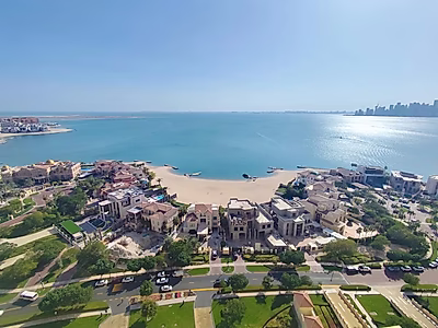 استوديو فاخر مفروش بالكامل | إطلالة بحرية كاملة | طابق مرتفع | فيفا بحرية 28 – اللؤلؤة قطر