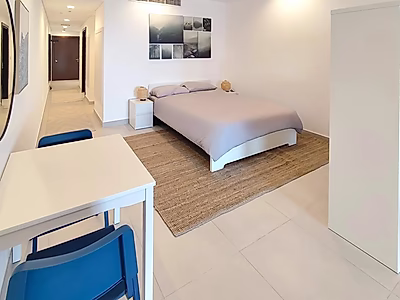 استوديو فاخر مفروش بالكامل | إطلالة بحرية كاملة | طابق مرتفع | فيفا بحرية 28 – اللؤلؤة قطر