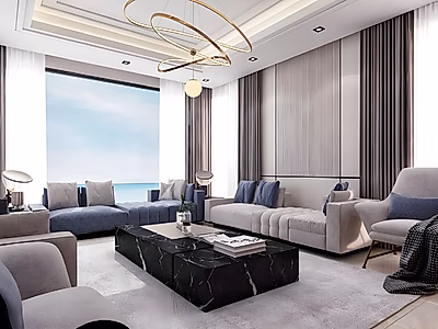 فيلا رائعة بغرف أربع | جزيرة القيتفين الشمالية