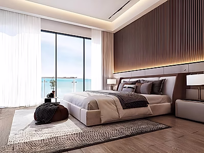 فيلا رائعة بغرف أربع | جزيرة القيتفين الشمالية