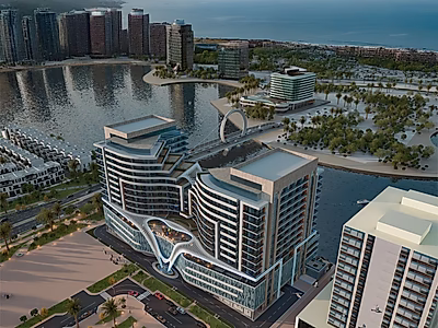 شقة فاخرة 2 غرف | إقامة على الواجهة البحرية