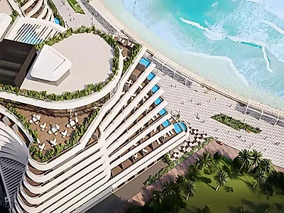 أستوديو رائع في الواجهة البحرية لوسيل