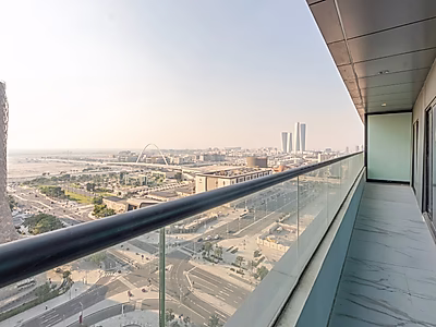 شامل الفواتير | شقة جديدة تمامًا من غرفتين نوم + غرفة خادمة | المارينا | طابق مرتفع