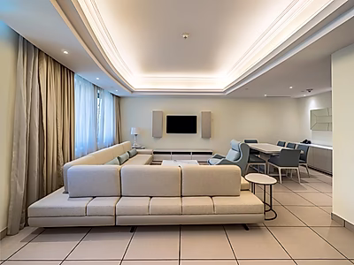 شقة بغرفتين في مجتمع هادئ ومتميز