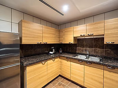 شقة بغرفتين في مجتمع هادئ ومتميز