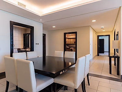 سكن فاخر بغرفتي نوم مع خدمات فندقية