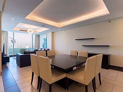 سكن فاخر بغرفتي نوم مع خدمات فندقية