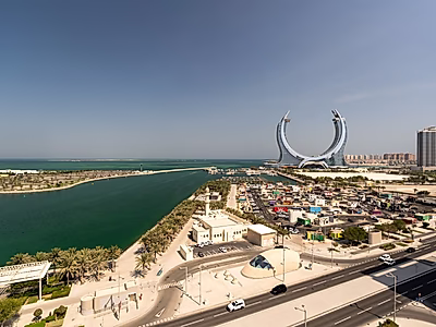 شقة 1 غرفة نوم بإطلالة بحرية كاملة – برج لو ميراج، لوسيل مارينا