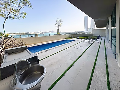 Iconic Sea-Front Living | Ultra-Rare 2BR with Private Pool & Terrace