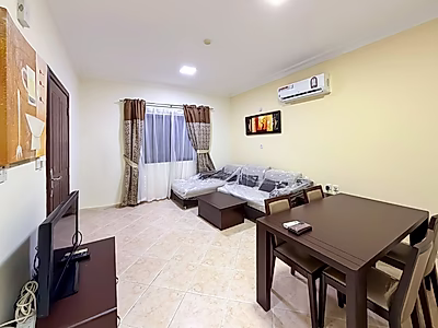 شقة جذابة بغرفة نوم واحدة في الثمامة