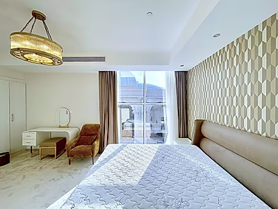 الفخامة تلتقي بالأناقة | شقة استثمارية بغرفة نوم واحدة | مدينة الترفيه