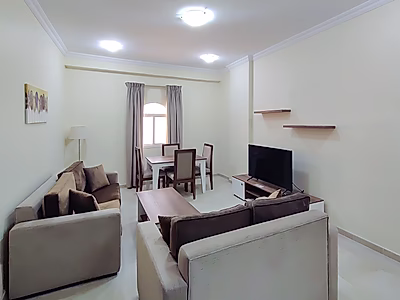 شقة أنيقة بغرفتين نوم | فريج النسيم