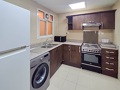 شقة أنيقة بغرفتين نوم | فريج النسيم