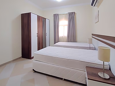 شقة أنيقة بغرفتين نوم | فريج النسيم