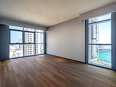 إطلالة بحرية مباشرة وكاملة | بنتهاوس 4 غرف + غرفة خادمة