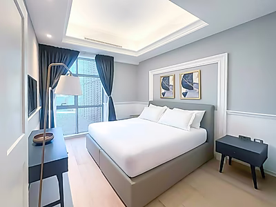 أرقى الاستوديوهات المفروشة في قلب الدوحة مع اطلالة خلابة على المدينة