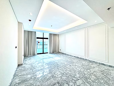 شقة جديدة كليًا مكونة من غرفتي نوم بإطلالة كاملة على البحر في المارينا مع خطة سداد مرنة