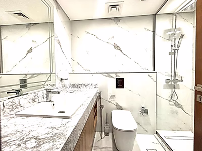 شقة جديدة كليًا مكونة من غرفتي نوم بإطلالة كاملة على البحر في المارينا مع خطة سداد مرنة