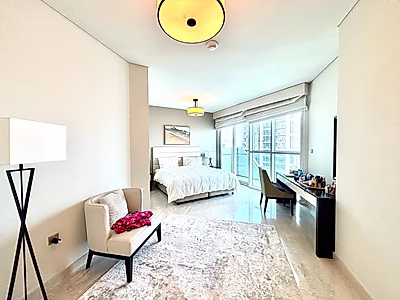 شقة أنيقة 3 غرف نوم | إطلالة مميزة | مفروشة بالكامل