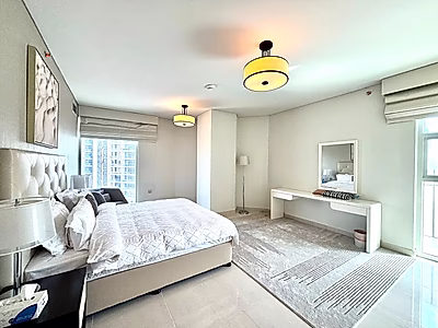 شقة أنيقة 3 غرف نوم | إطلالة مميزة | مفروشة بالكامل