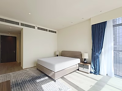 شقة رائعة مكونة من غرفتي نوم + غرفة خادمة للإيجار | إطلالات خلابة على البحر والمدينة