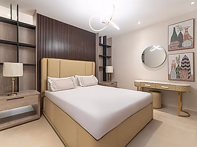 شقة مميزة من غرفتي نوم للإيجار | أثاث فاخر من علامات تجارية | مدينة لوسيل الترفيهية