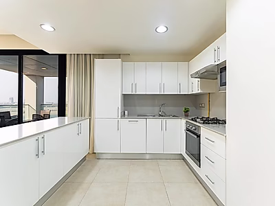 إطلالة بحرية كاملة | شقة غرفة نوم واحدة أنيقة | مفروشة بالكامل | قلب لوسيل