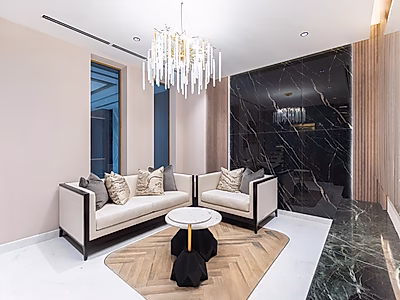 فيلا ذكية فاخرة – موقع زاوية مميز | مسبح خاص | جلسة روف بإطلالات مفتوحة | فرصة استثمارية استثنائية