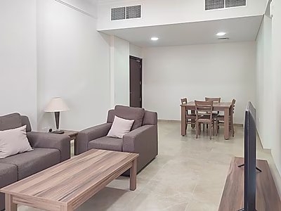 شقة عصرية بغرفتي نوم للإيجار في الواب