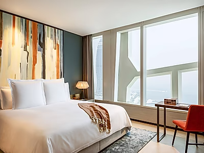 شقة مفروشة للإيجار في لوسيل | مخدومة وشاملة جميع الفواتير