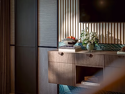 شقة مفروشة للإيجار في لوسيل | مخدومة وشاملة جميع الفواتير