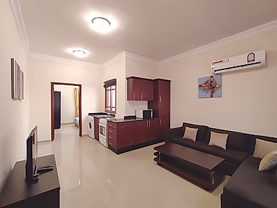 شقة أنيقة بغرفة نوم في الخيسة